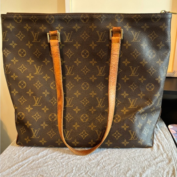 Authentic Louis Vuitton Monogram Cabas Mezzo Tote Bag - Good Condition - Picture 2 of 12
